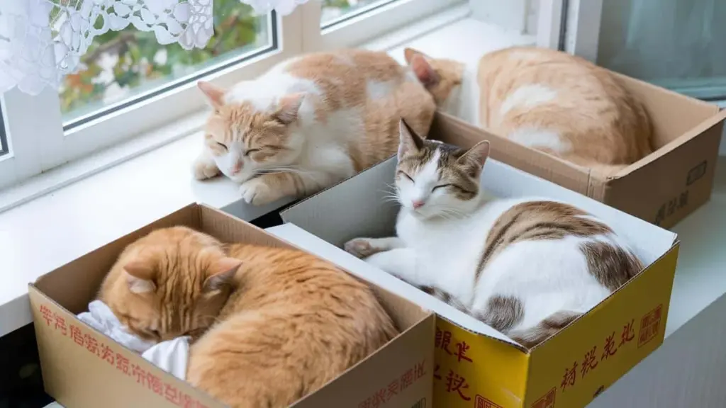 7 überraschende Gründe: Warum Katzen Kartons lieben