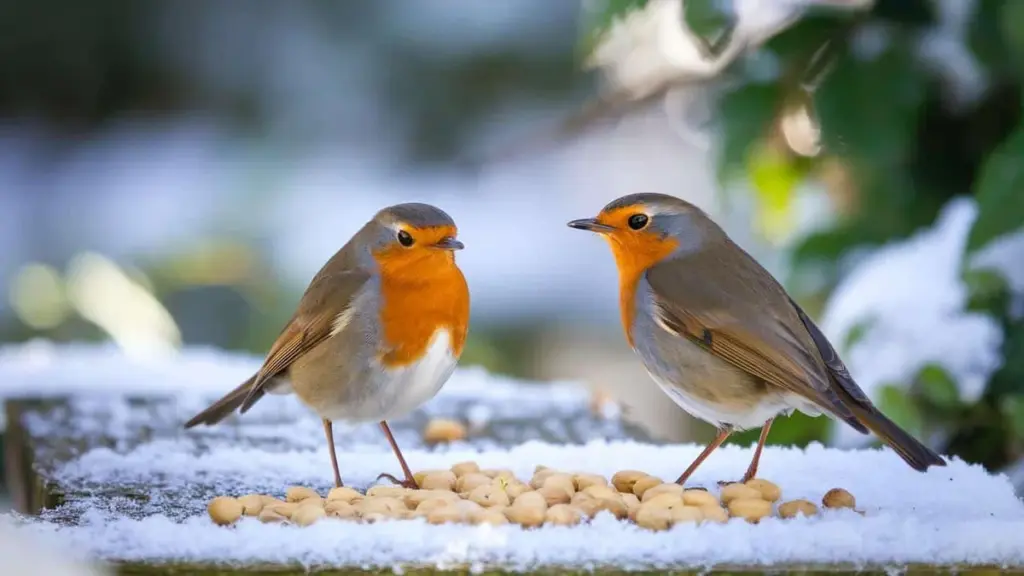 So locken Sie Rotkehlchen zuverlässig in Ihren Garten – 2 bewährte Winter-Futtermittel